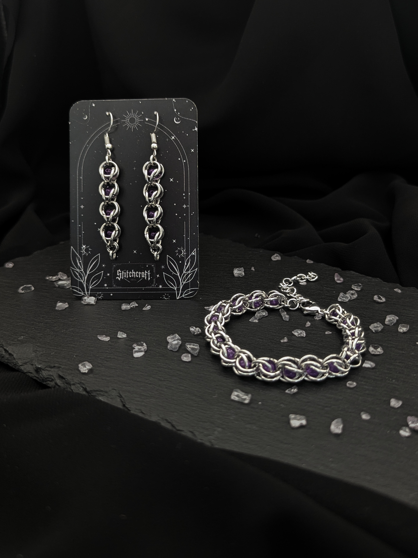 SELENE Bracelet with Amethyst
