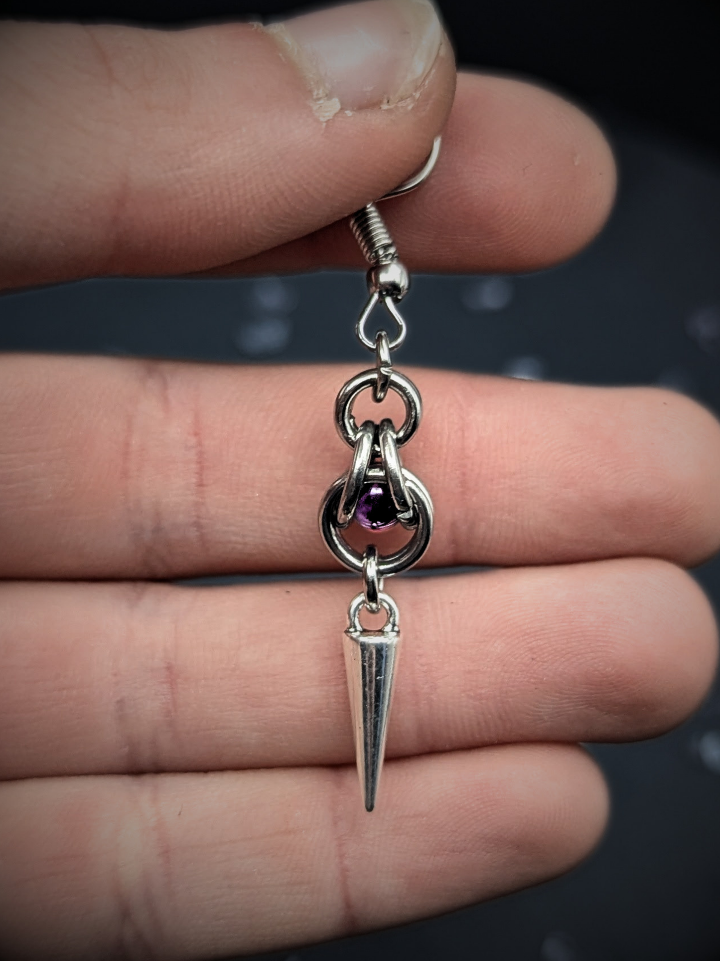 EVELYNE Earrings with Amethyst