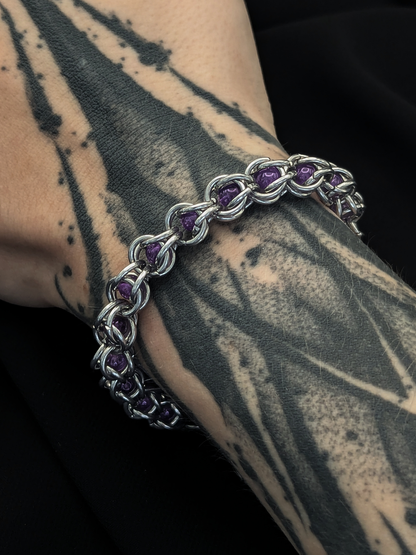 SELENE Bracelet with Amethyst
