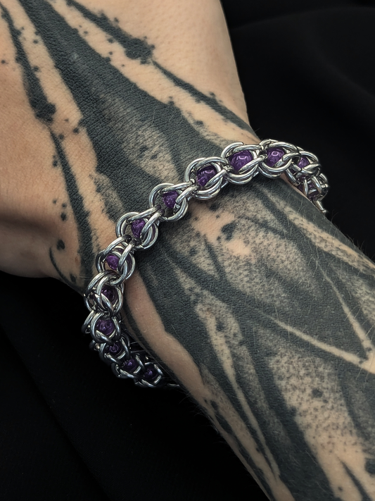 SELENE Bracelet with Amethyst
