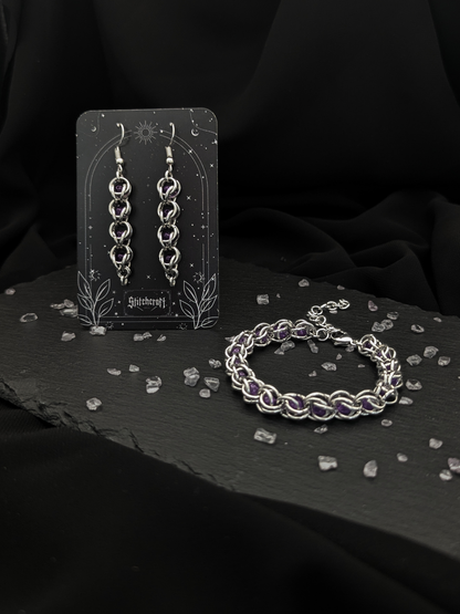 SELENE Bracelet with Amethyst