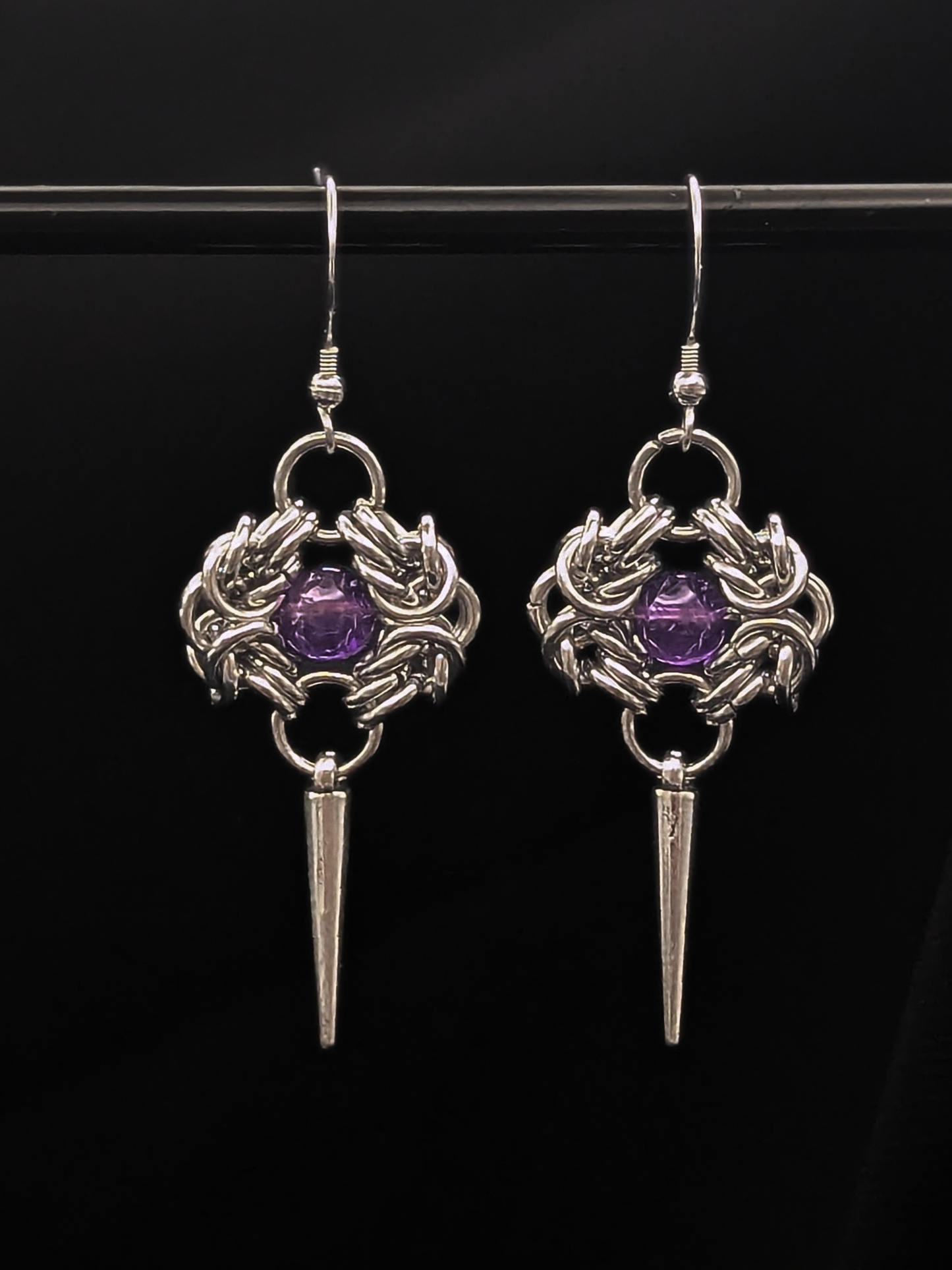 ROWENA Earrings with Amethyst