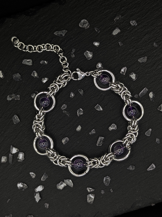 ZEPHIRA Bracelet with Amethyst