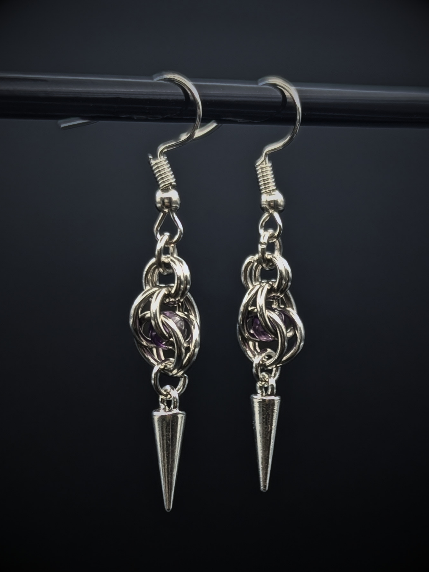 EVELYNE Earrings with Amethyst