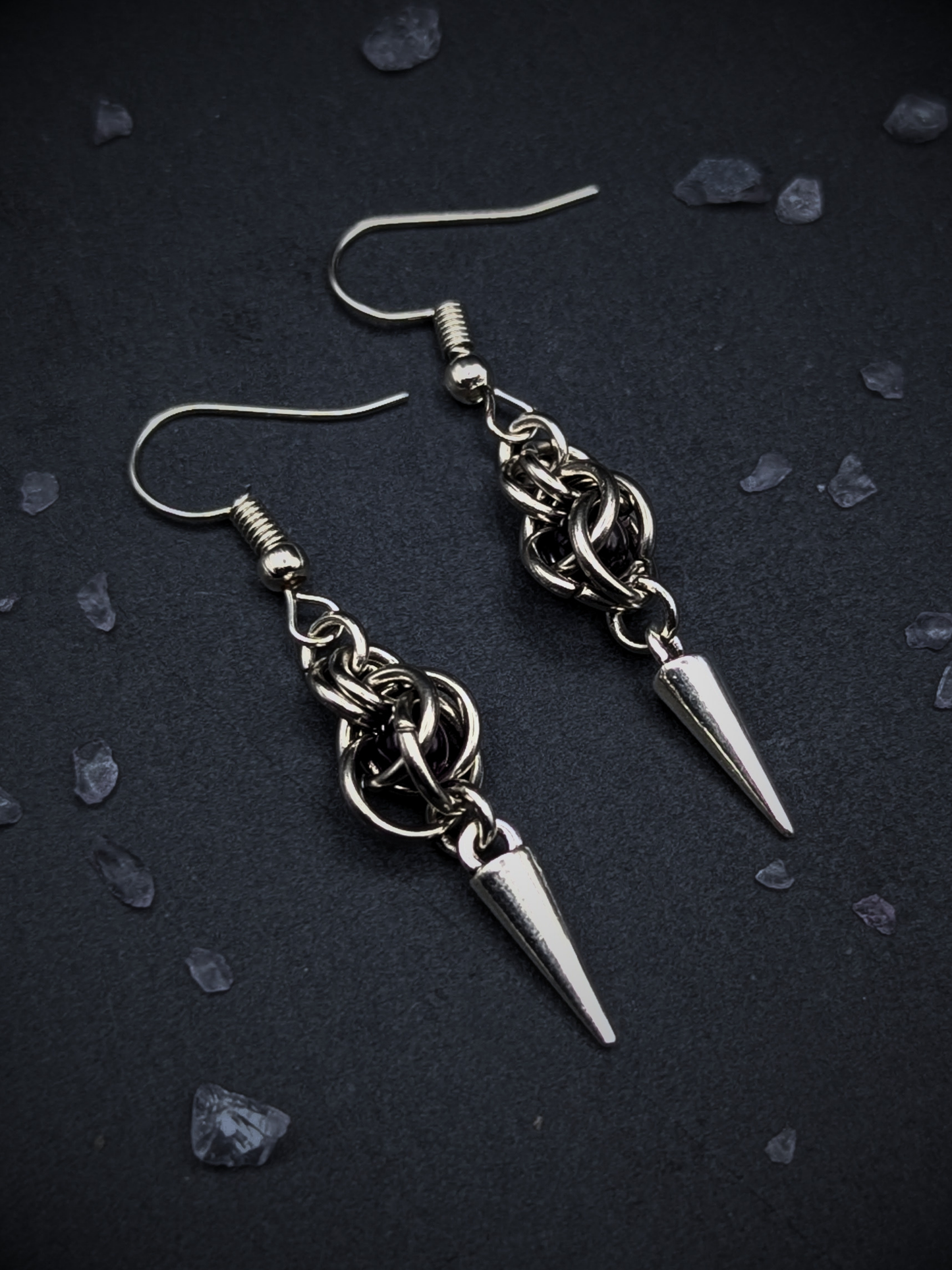 EVELYNE Earrings with Amethyst